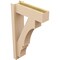 Ekena Millwork 6-in W x 18-in D x 30-in H Balboa Block Rough Cedar Woodgrain TimberThane Outlooker, Primed Tan OUTUR060X18X30BOA44RCPR - alternate 4